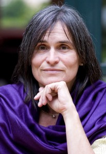 "Eigenlijk gaat het boek meer over sterfelijkheid van over de dood", zegt Kristien Hemmerechts. Foto: Liesbeth Kuipers.